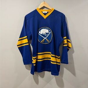 Vintage Buffalo Sabres Air Knit NHL Hockey Jersey